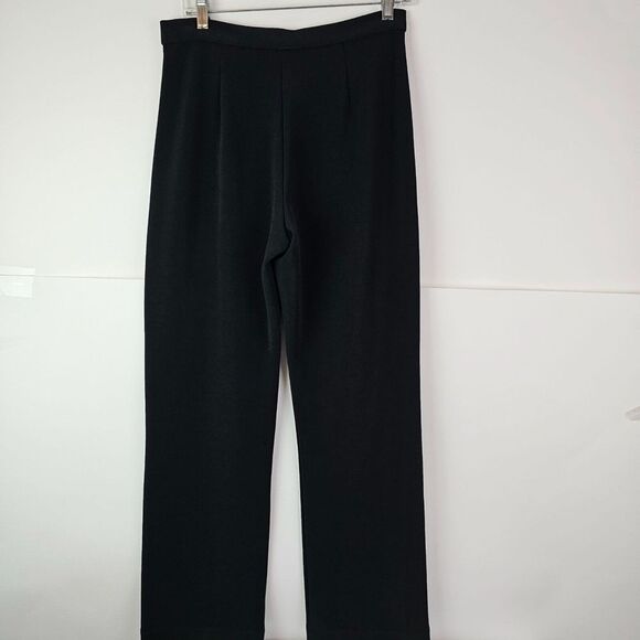 Chicos Womens Black Pull-On Leggings Straight Leg High Waist Size M - Picture 3 of 5